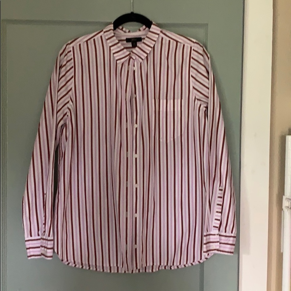 J.Crew Buttondown in Trifecta Stripe